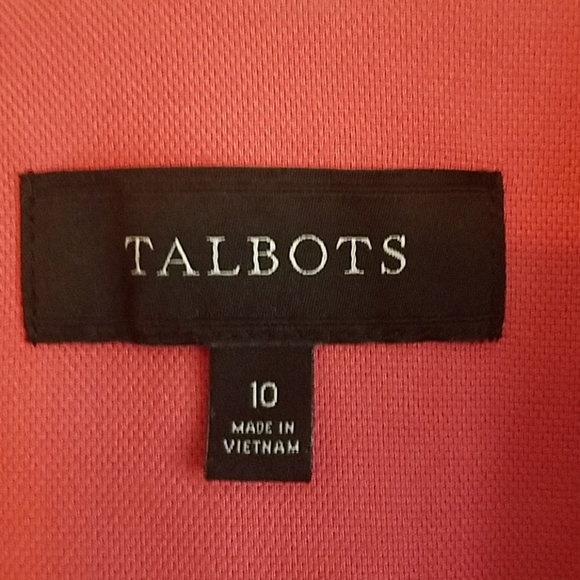 Coral Talbots Blazer - Picture 3 of 4